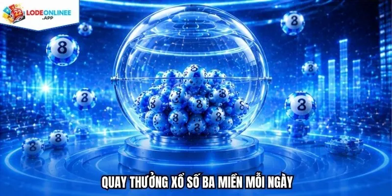 Quay thưởng xổ số ba miền mỗi ngày