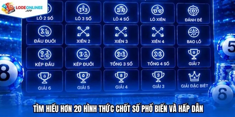 Tìm hiểu hơn 20 hình thức chốt số phổ biến và hấp dẫn