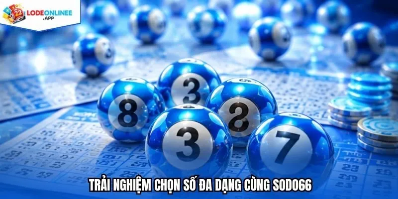 Trải nghiệm chọn số đa dạng cùng Sodo66